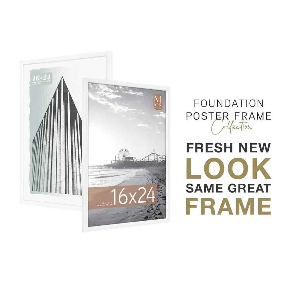Set of 2 MCS Gallery Foundation White 16x24 Poster Frames